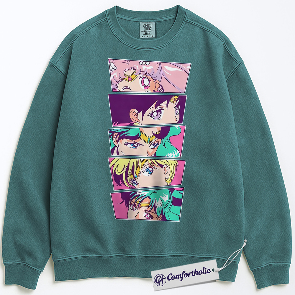 Sailor Moon Sweatshirt, Anime Graphic Pullover, Comfort Colors Sweatshirt - Image 7
