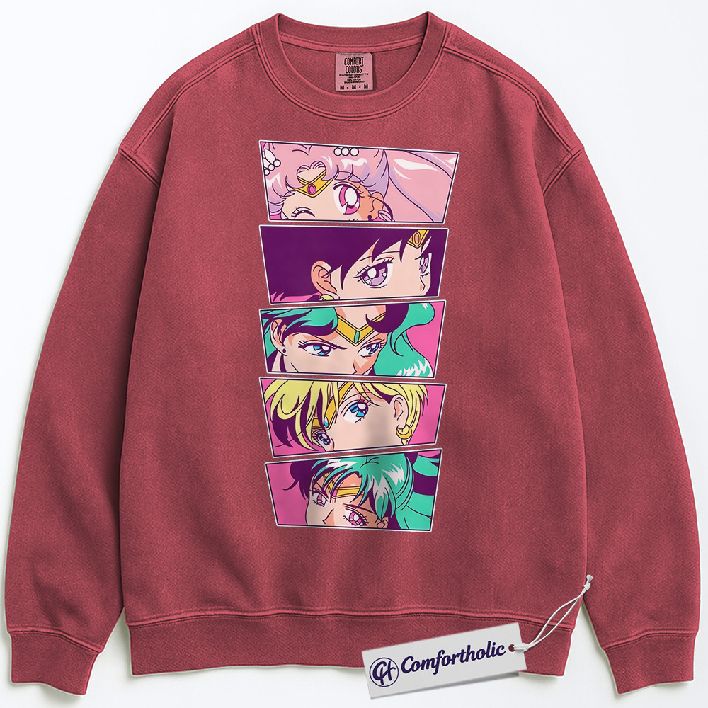 Sailor Moon Sweatshirt, Anime Graphic Pullover, Comfort Colors Sweatshirt - Image 9
