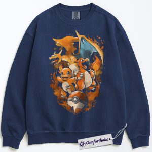 Alternative view of Power Sweatshirt, Chainsaw Man Sweatshirt, Anime Graphic Pullover, Comfort Colors Sweatshirt