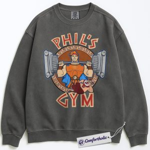 Hercules Sweatshirt, Gym Graphic Pullover, Comfort Colors Sweatshirt