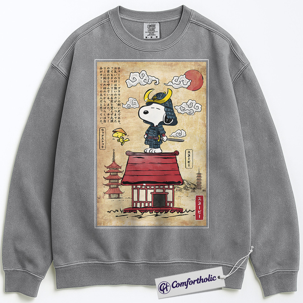 Snoopy Sweatshirt, Peanuts Sweatshirt, Animated Graphic Pullover, Comfort Colors Sweatshirt - Image 2