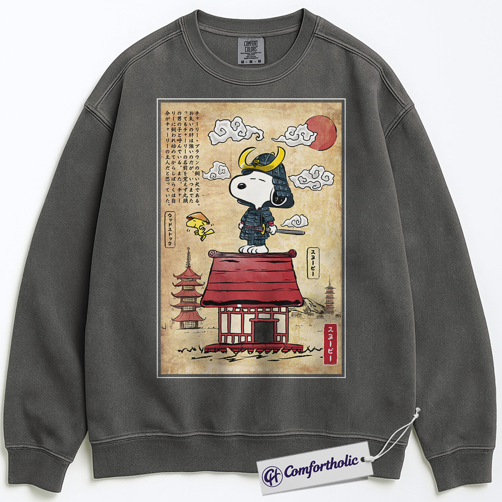 Snoopy Sweatshirt, Peanuts Sweatshirt, Animated Graphic Pullover, Comfort Colors Sweatshirt