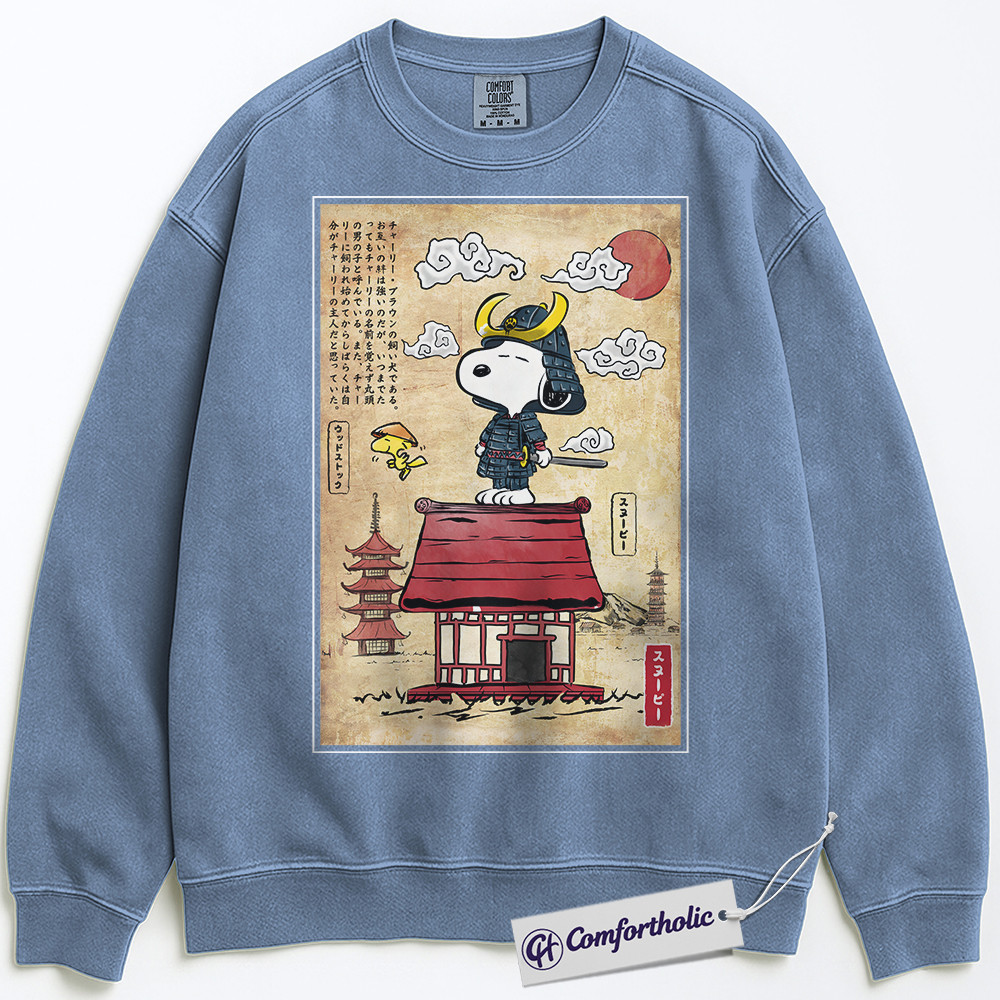 Snoopy Sweatshirt, Peanuts Sweatshirt, Animated Graphic Pullover, Comfort Colors Sweatshirt - Image 5