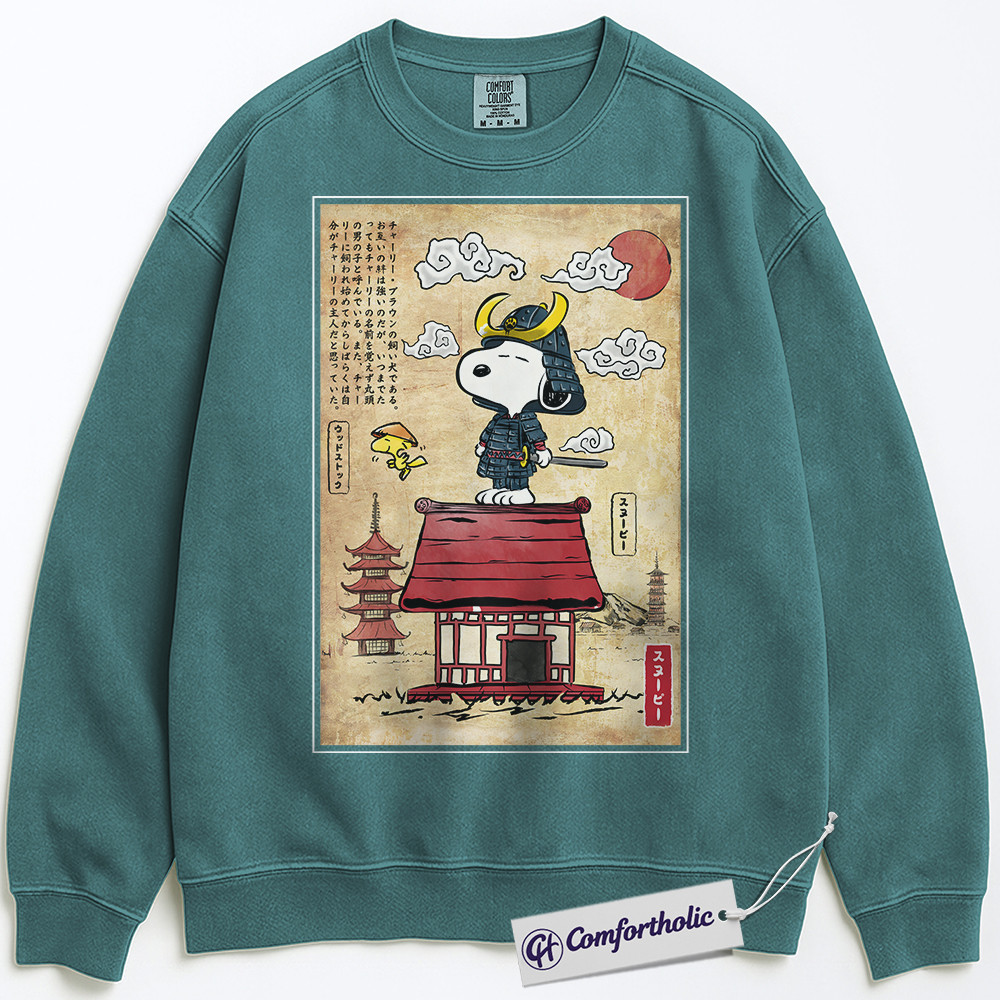 Snoopy Sweatshirt, Peanuts Sweatshirt, Animated Graphic Pullover, Comfort Colors Sweatshirt - Image 7