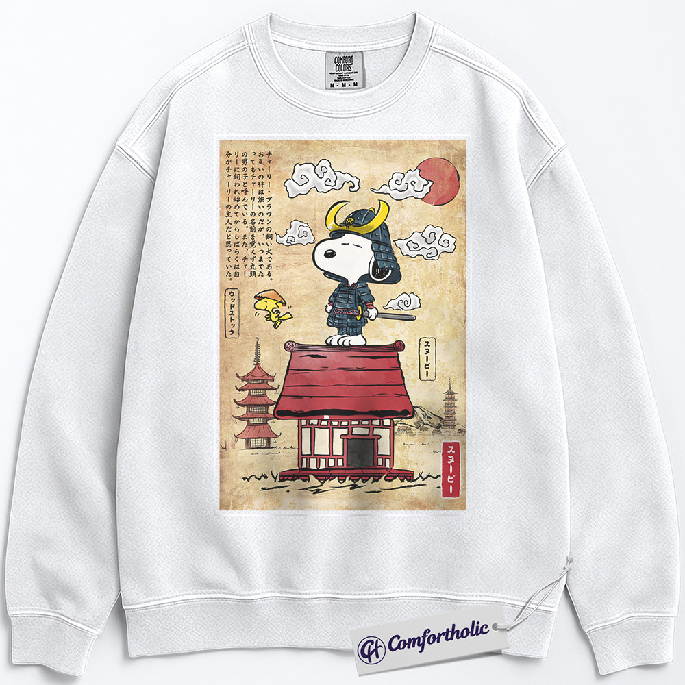 Snoopy Sweatshirt, Peanuts Sweatshirt, Animated Graphic Pullover, Comfort Colors Sweatshirt - Image 3