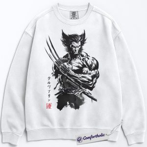 Wolverine Sweatshirt, X-Men Sweatshirt, Marvel Comics Graphic Pullover, Comfort Colors Sweatshirt